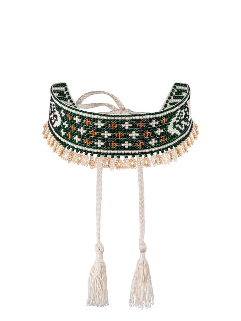 Mermaid Green Beaded Herdan