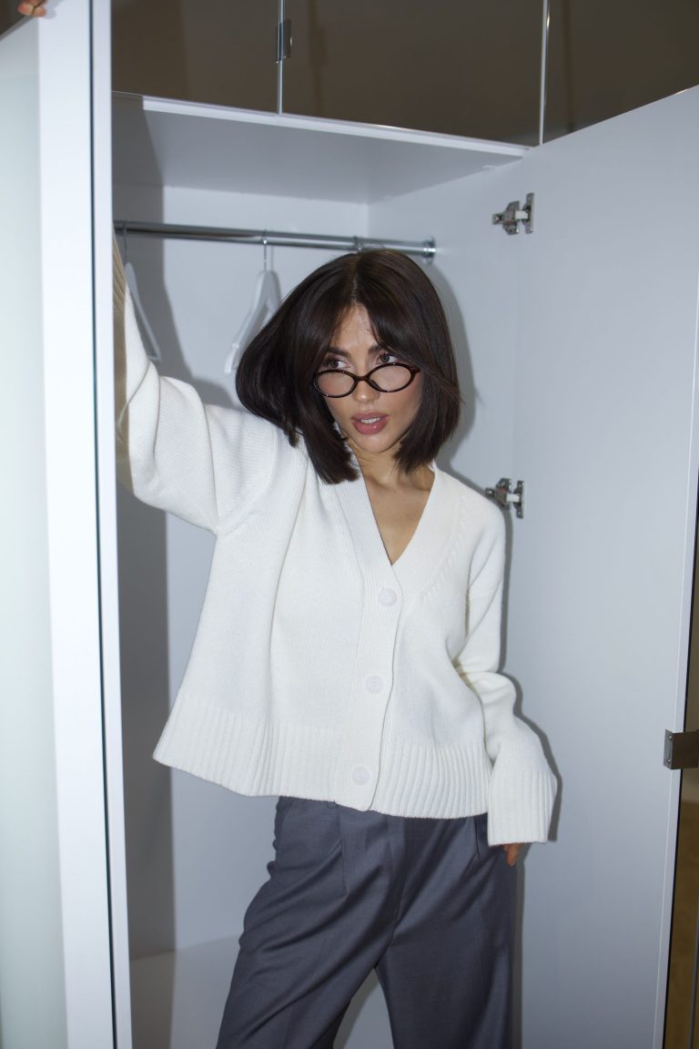 Wool cardigan