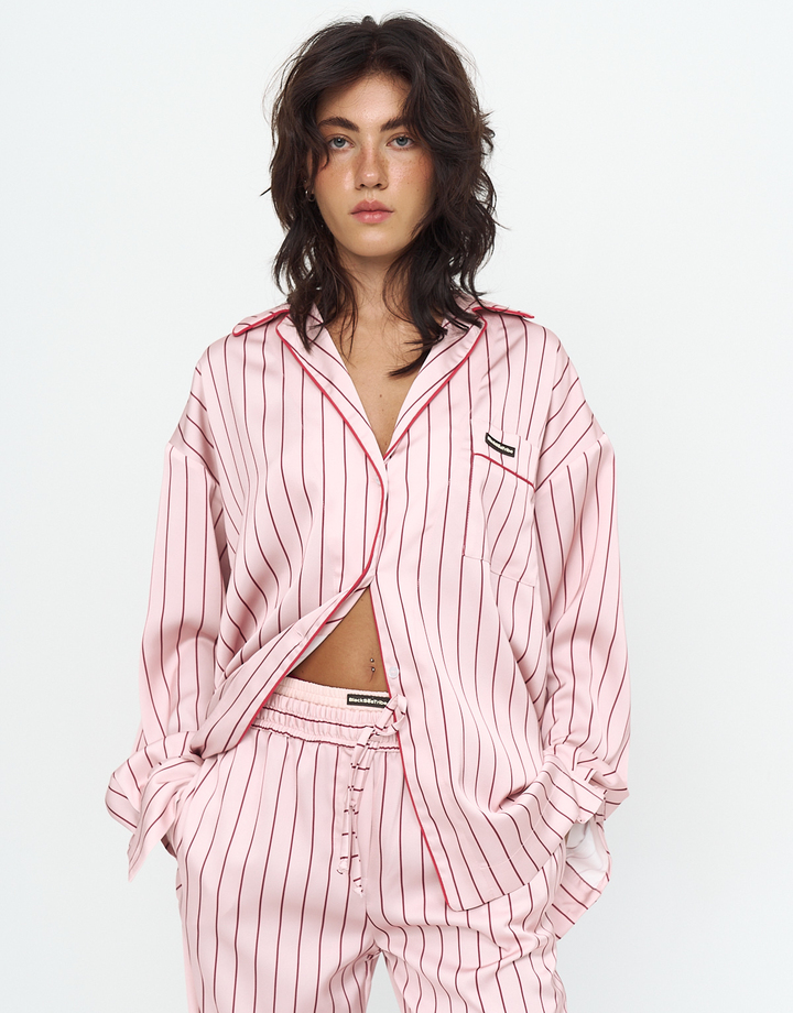 City pink pajama shirt