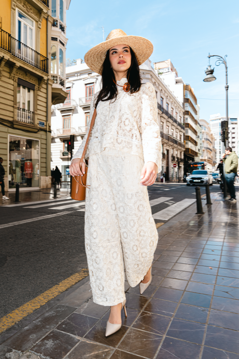 Lace trousers