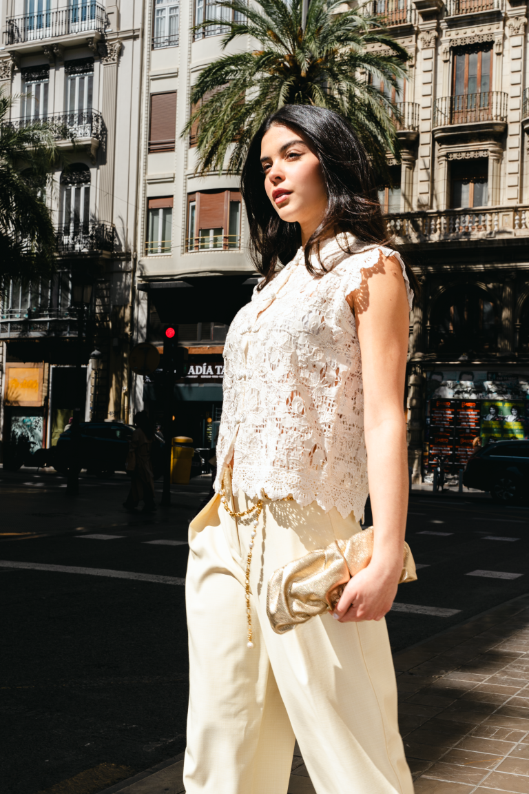 Lace vest