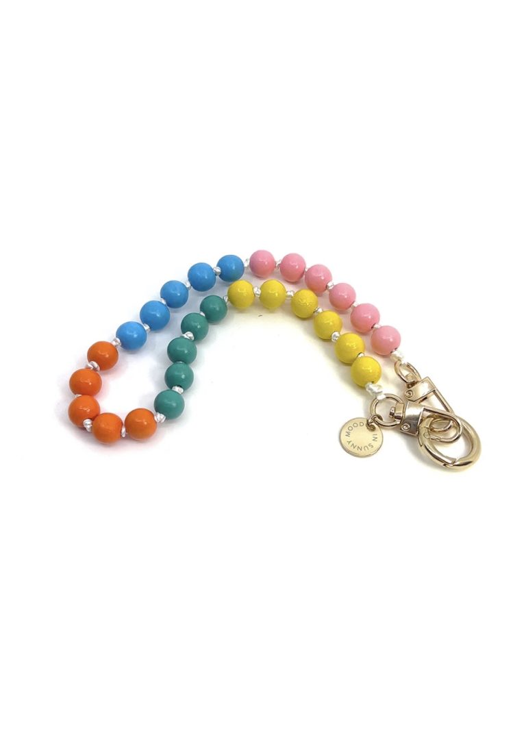 Olivia Multi Wristlet Wood Pastel Mix