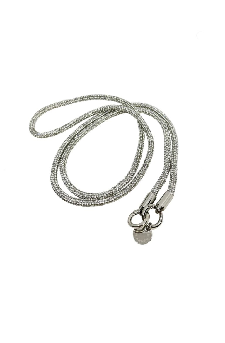 Gala Sparkle Phone Strap 130 Silver