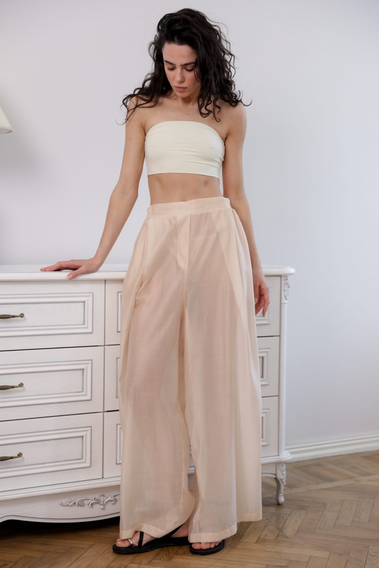 Batiste pants, Peach