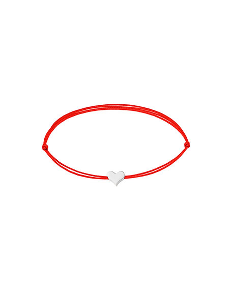 Bracelet with a Heart on a String